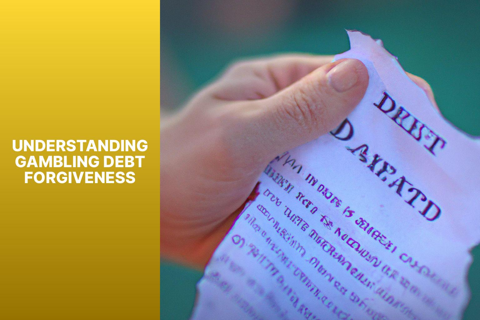 Understanding Gambling Debt Forgiveness - Gambling Debt Forgiveness